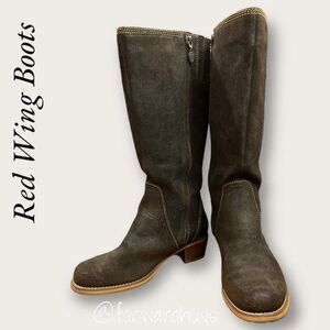 Red Wing Boots Brown Suede Size 7.5 D